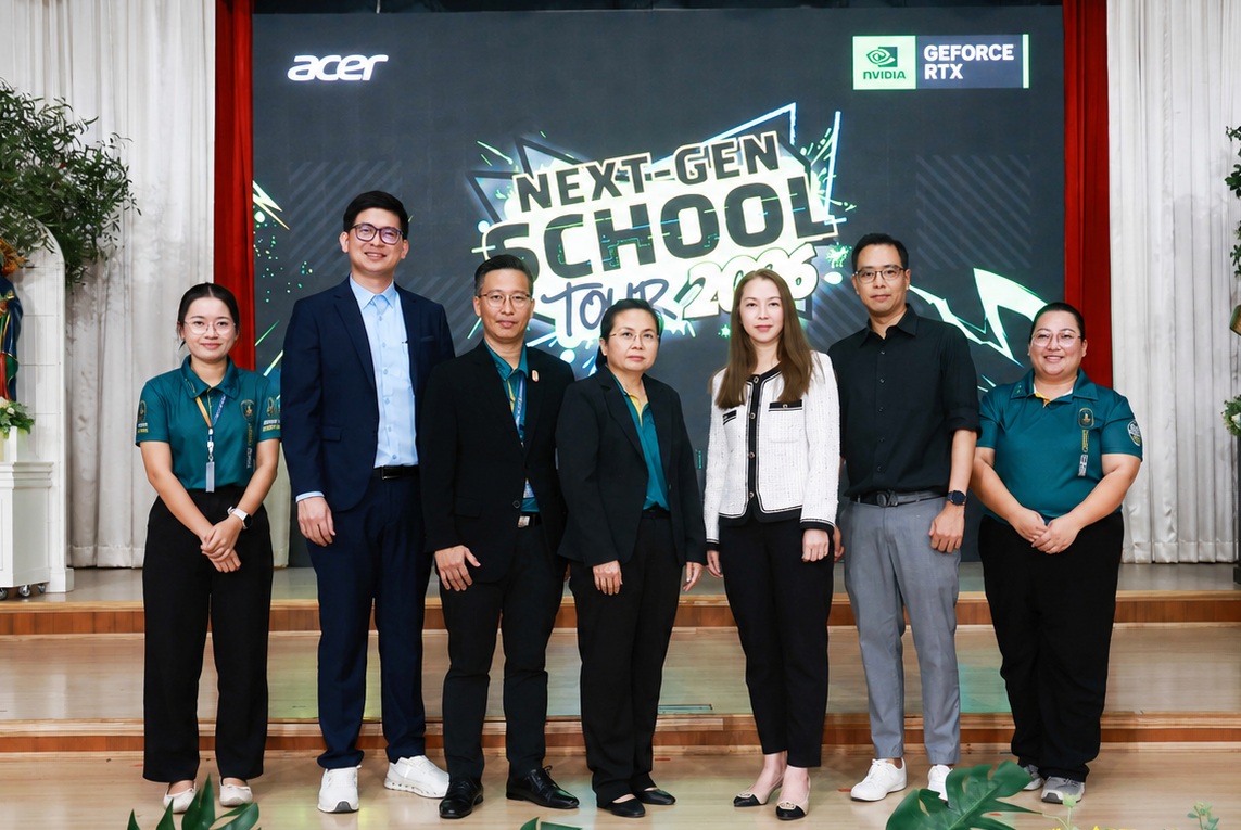 เอเซอร์ ร่วมกับ โรงเรียนสารสาสน์วิเทศร่มเกล้า เปิดตัวโครงการ "Acer Next-Gen School Tour 2026"