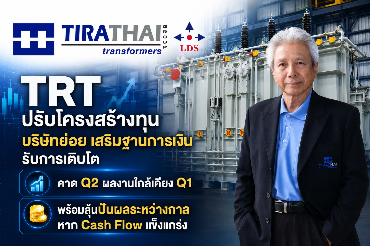 TRT ปรับโครงสร้างทุนบริษัทย่อย เสริมฐานการเงินรับการเติบโต